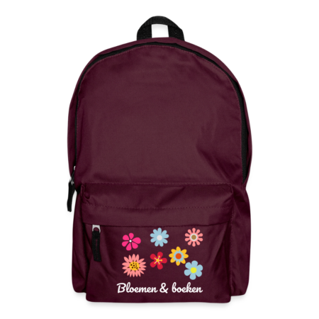 Backpack "Bloemen en boeken"