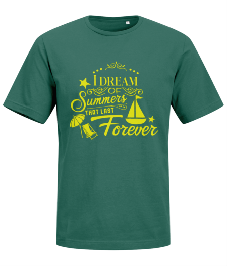 Men’s T-Shirt “I dream of summer that last forever”