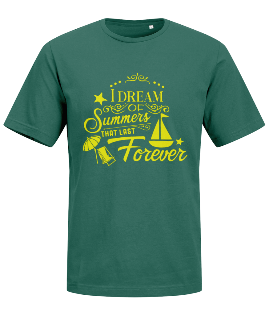 Men’s T-Shirt “I dream of summer that last forever”