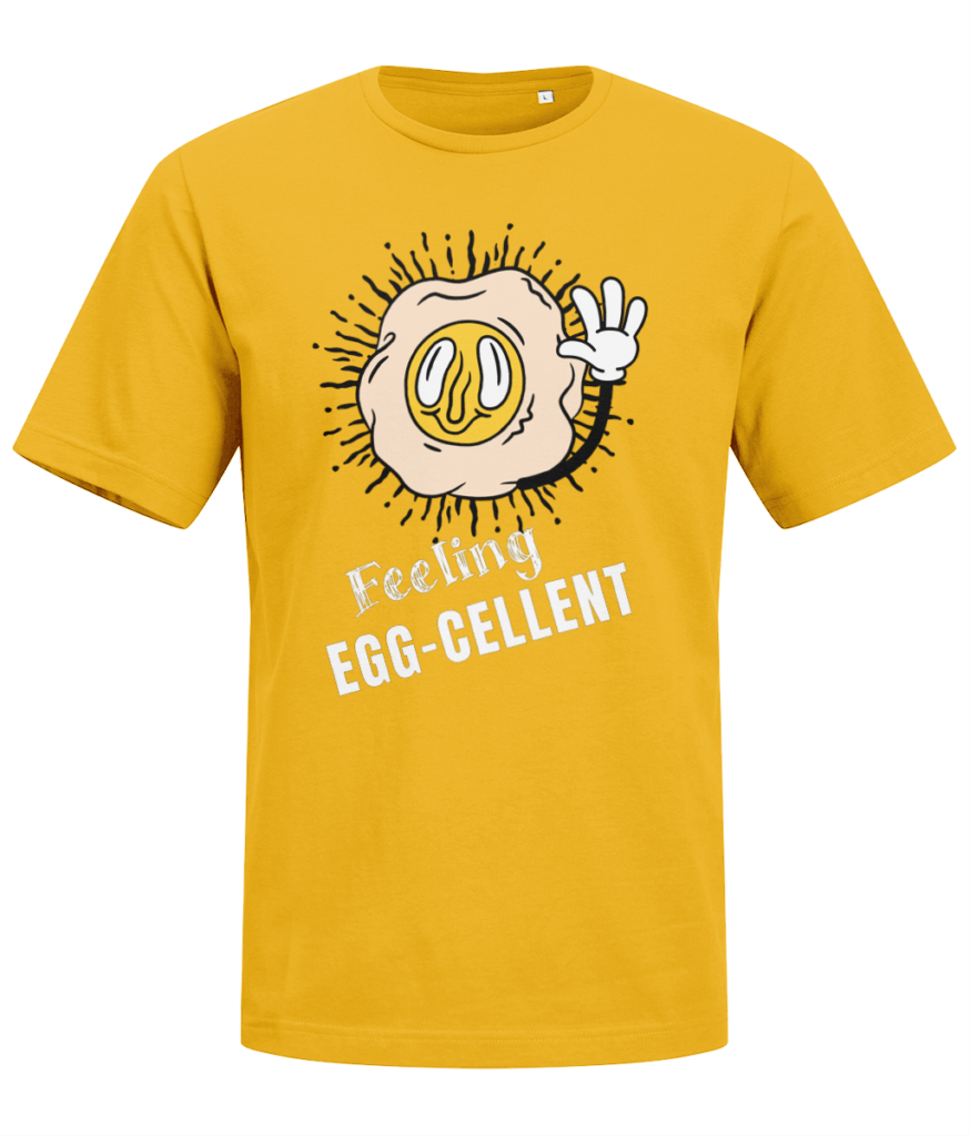 Men’s T-Shirt “Feeling egg-cellent”
