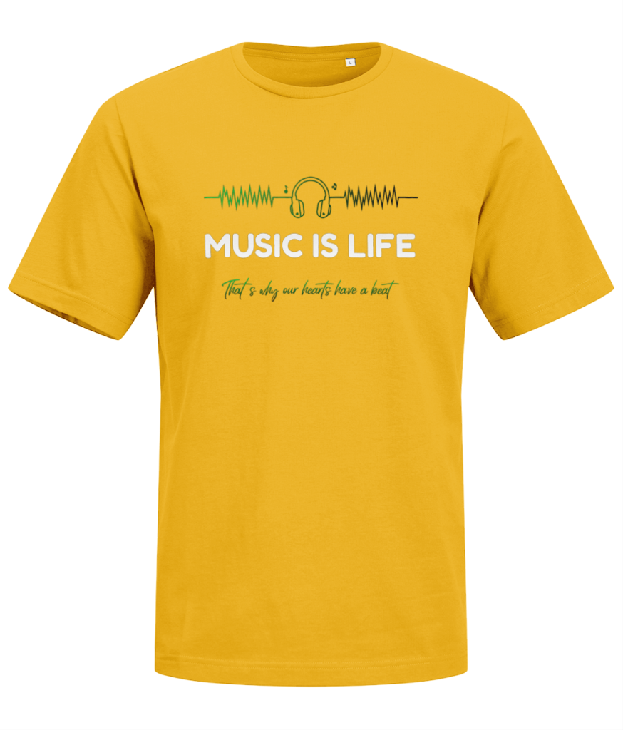 Men’s T-Shirt  “Music is life”