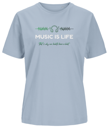 Women’s T-shirt “Music is life”