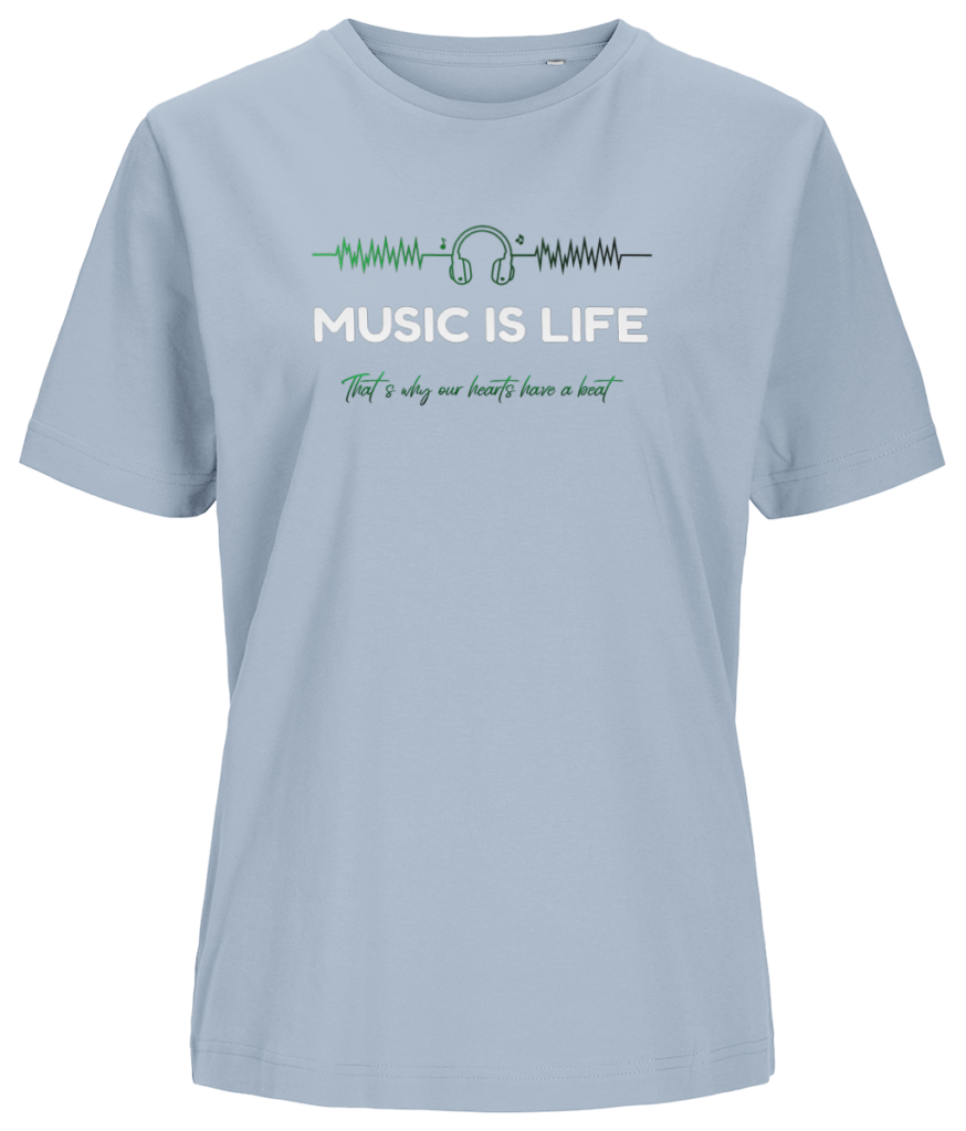 Women’s T-shirt “Music is life”