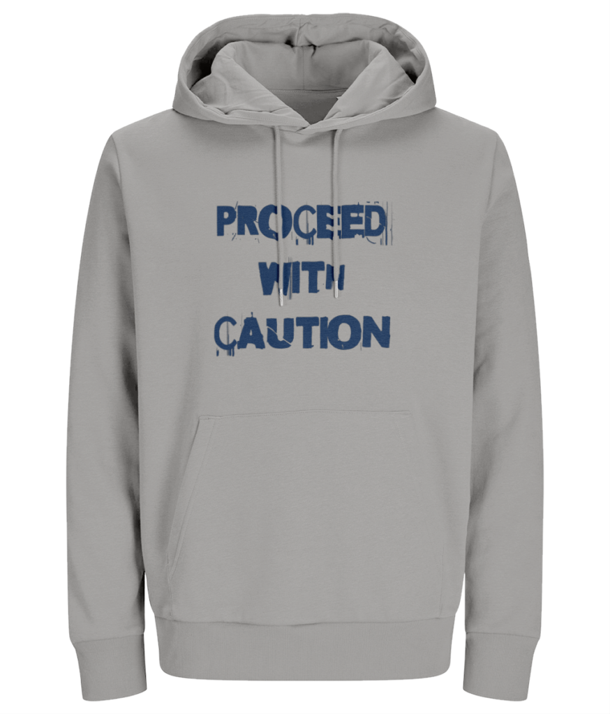 Men's  Hoodie "Proceed with caution"