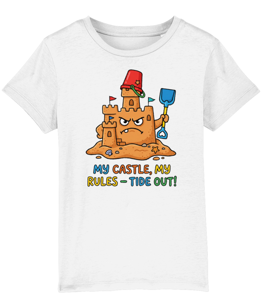 Kids’ T-shirts "My castle, my rules-tide out! "
