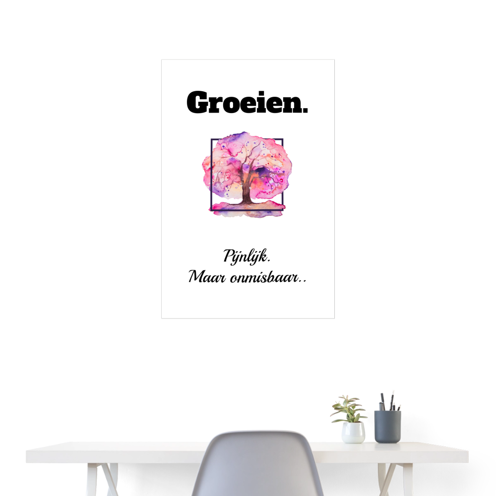 Poster 24" x 35" (60x90 cm)- Groeien - Image 2