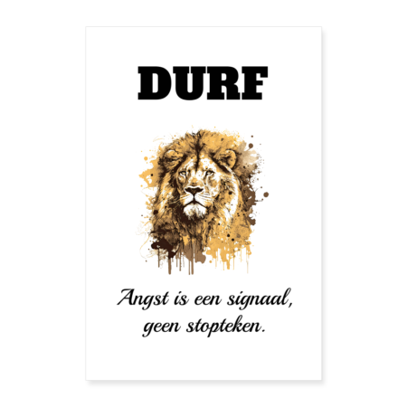 Poster 24" x 35" (60x90 cm)- Durf