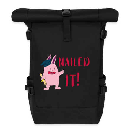Roll Top Backpack "Nailed it"