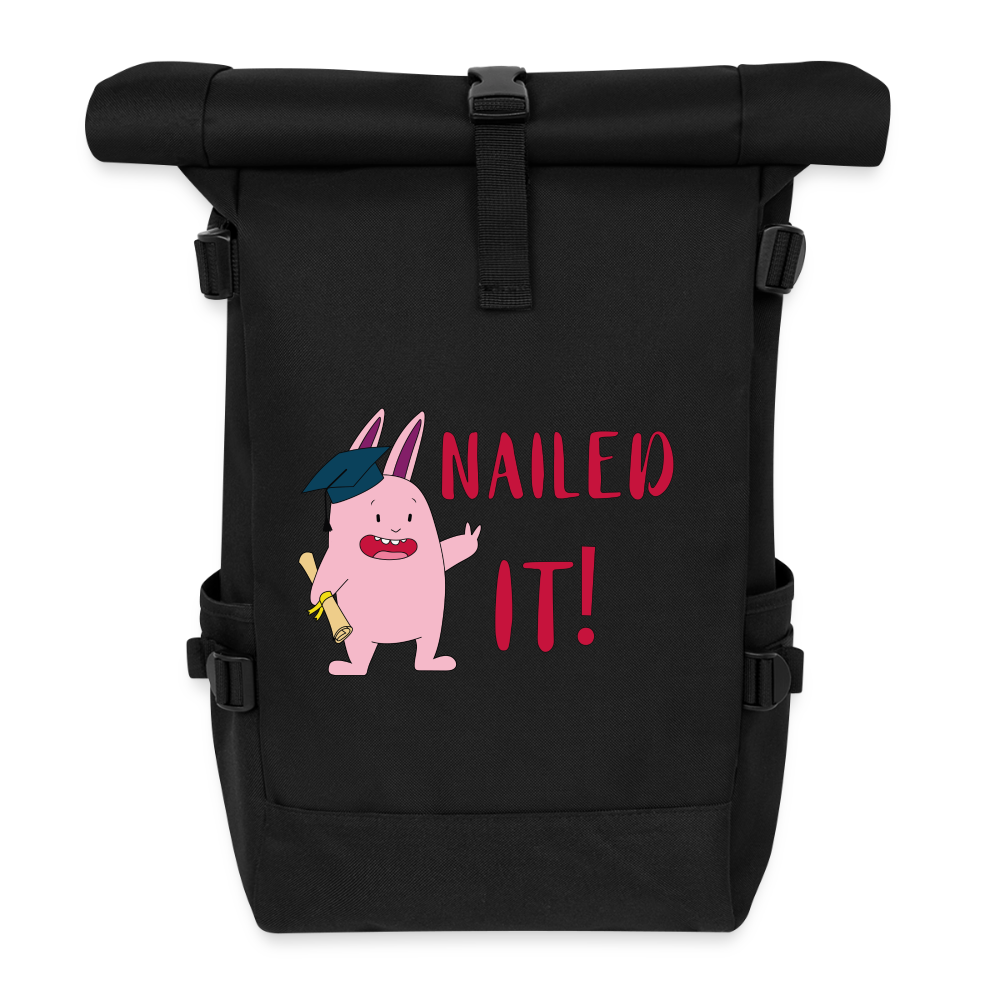 Roll Top Backpack "Nailed it"