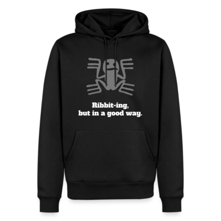 Men’s Hoodie "Ribbit-ing, but in a good way."