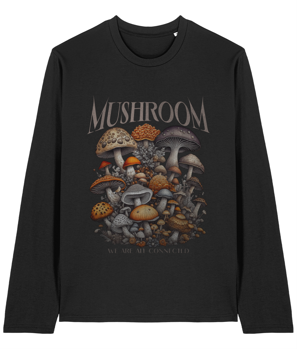 Men’s Long Sleeve “Mushroom-We all are connected”