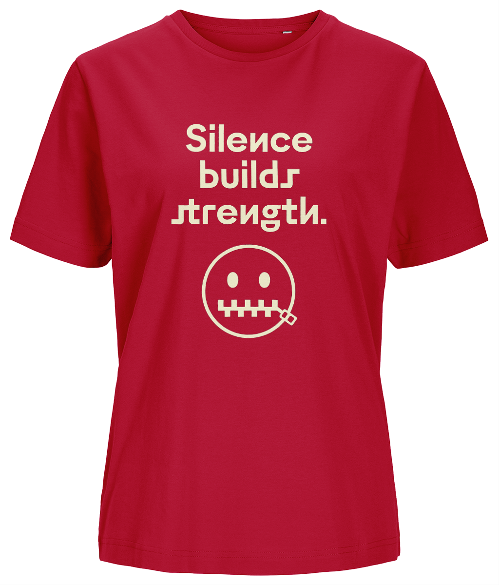 Women’s T-shirt “Silence builds strength”