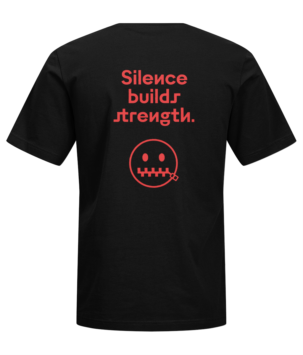Men's T-shirts "Silent builds strenght" - Image 2
