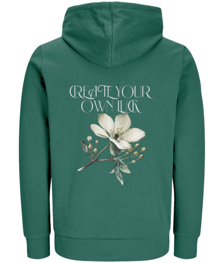 Women 's Hoodie "Create your own luck"