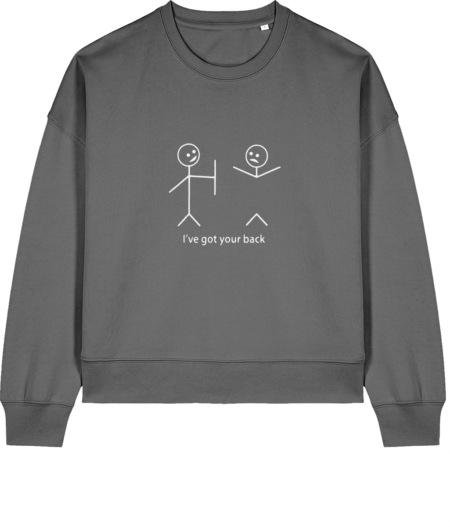 Women's Sweater “I've got your back"
